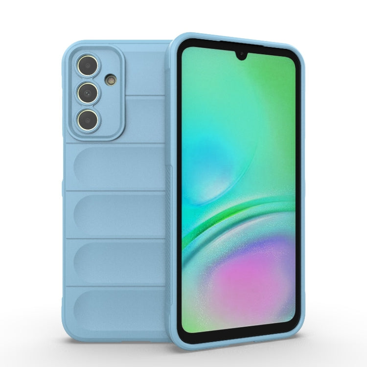 Samsung Galaxy A15 5G Magic Shield TPU + Flannel Phone Case in light color, showcasing its stylish design and protective features.